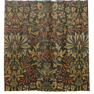 Rideaux De Douche Tapisserie du jardin de fleurs William Morris