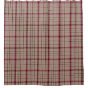 Rideaux De Douche Tartan à carreaux rose Kilt écossais