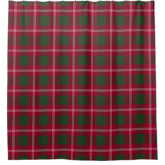 Rideaux De Douche Tartan de plaid de l'Ecosse Crawford (Devant)