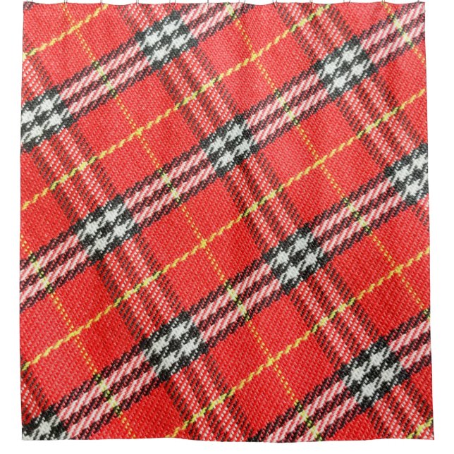 Rideaux De Douche Tartan motif / texture utilisée comme arrière - pl (Devant)