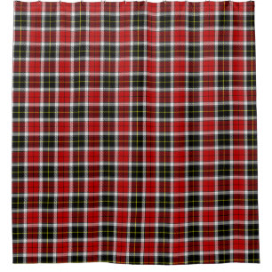 Rideaux De Douche Tartan Plaid Du Clan Macpherson Traditionnel