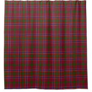 Rideaux De Douche Tartan rouge moderne d'héritage écossais de MacRae