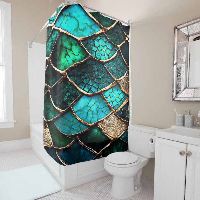 Rideaux De Douche Tealia (En situation)