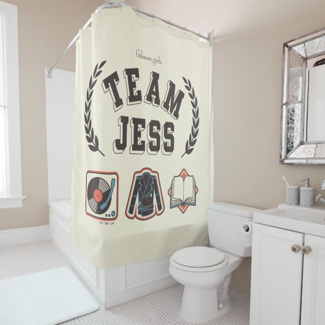 Rideaux De Douche Team Jess Gilmore Girls Design (En situation)