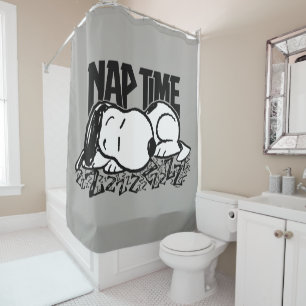 Rideaux De Douche Tee - shirt Snoopy Nap Time