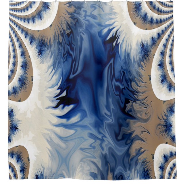 Rideaux De Douche Temps gelé.... (Devant)