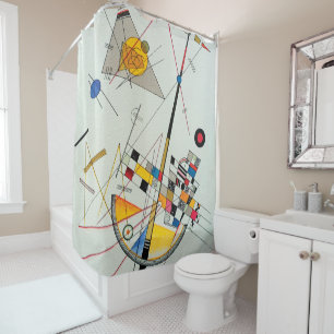 Rideaux De Douche Tension délicate par Wassily Kandinsky