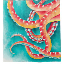 Tentacles rouges orange