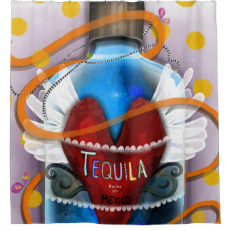 Rideaux De Douche Tequila hecho en mexique