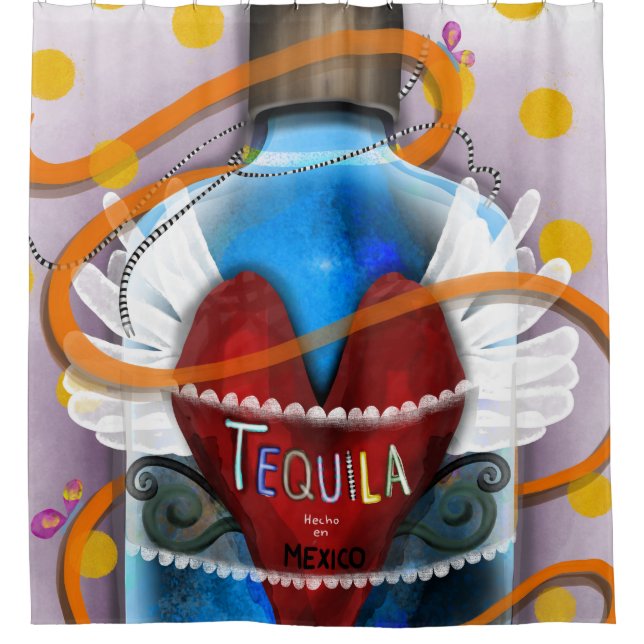 Rideaux De Douche Tequila hecho en mexique (Devant)