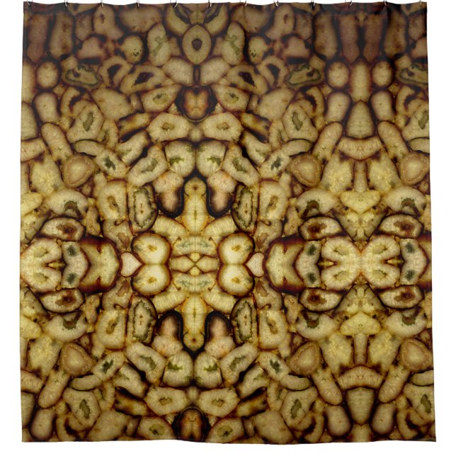 Rideaux De Douche Terme or vert Quartz Agates (Devant)