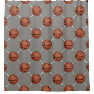 Rideaux De Douche terrain de basket-ball