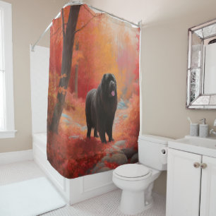 Rideaux De Douche Terre-Neuve en automne Leaves Fall Inspire