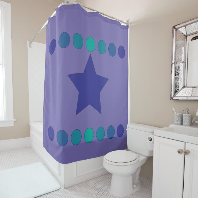 Rideaux De Douche Texas Lone Star (En situation)