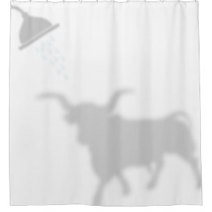 Rideaux De Douche Texas Longhorn Shadow Silhouette Shadow Buddies