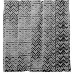 Rideaux De Douche Textile de Mudcloth d'Africain avec les motifs