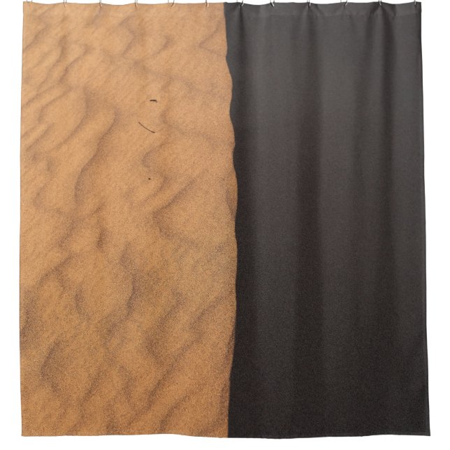 Rideaux De Douche textile floral noir et blanc (Devant)