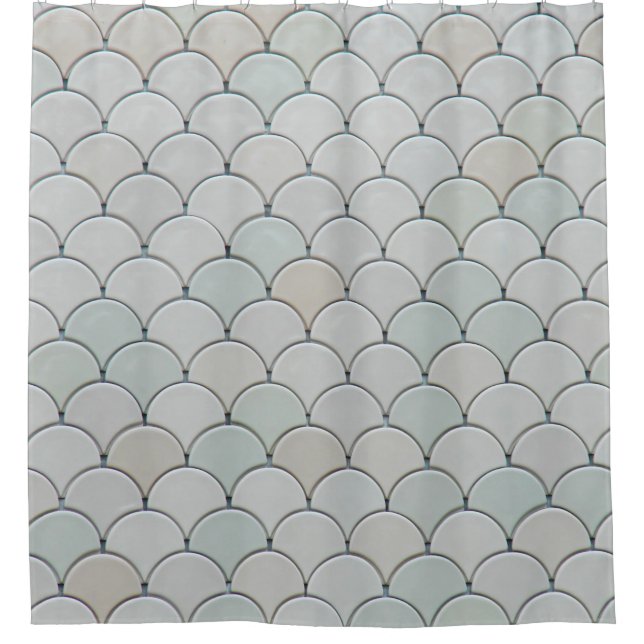 Rideaux De Douche textile graphique gris (Devant)