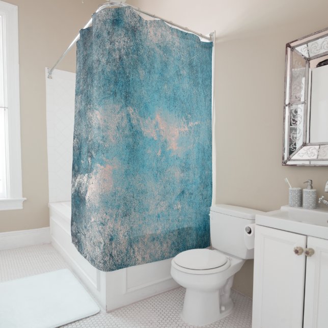 Rideaux De Douche texture Abstraite (En situation)