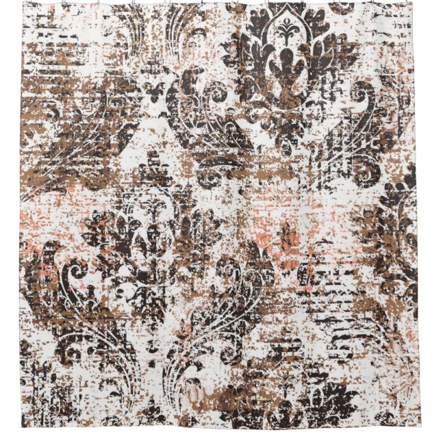 Rideaux De Douche texture Abstraite ou arrière - plan grunge. Textur (Devant)