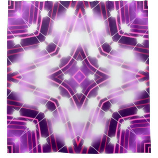 Rideaux De Douche Texture de l'Arrière - plan des feux de signalisat