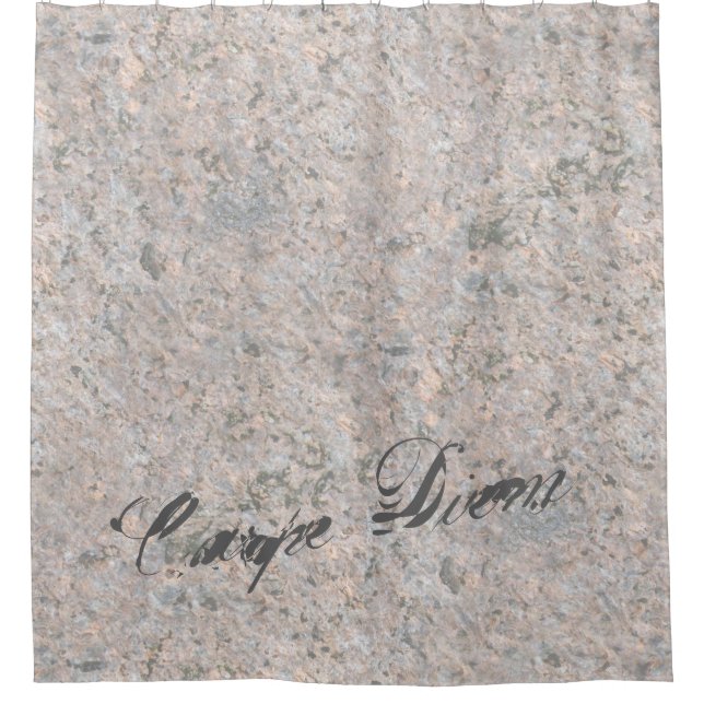 Rideaux De Douche Texture de roche de photo de nature de géologie (Devant)