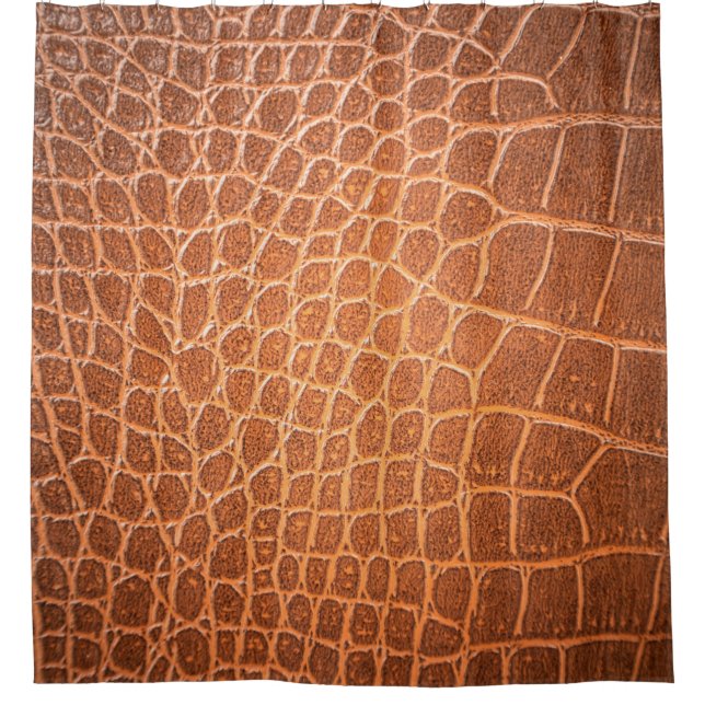 Rideaux De Douche texture en cuir Brown pour arrière - plan (Devant)