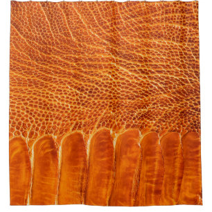 Rideaux De Douche Texture en cuir d'autruche