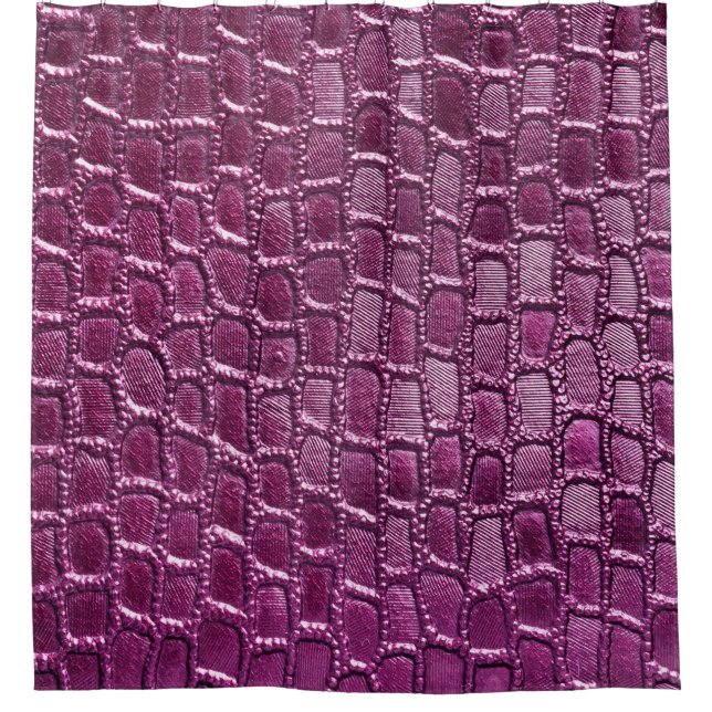 Rideaux De Douche Texture en cuir violet (Devant)