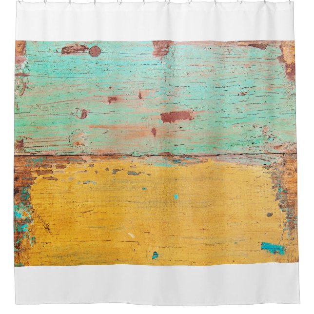 Rideaux De Douche texture grunge en bois (Devant)