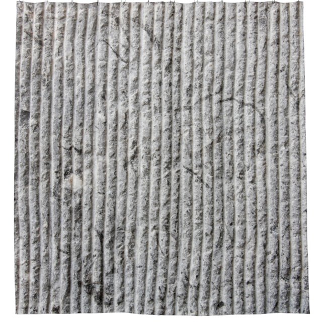 Rideaux De Douche Texture murale en pierre grise. Texture du mur de  (Devant)