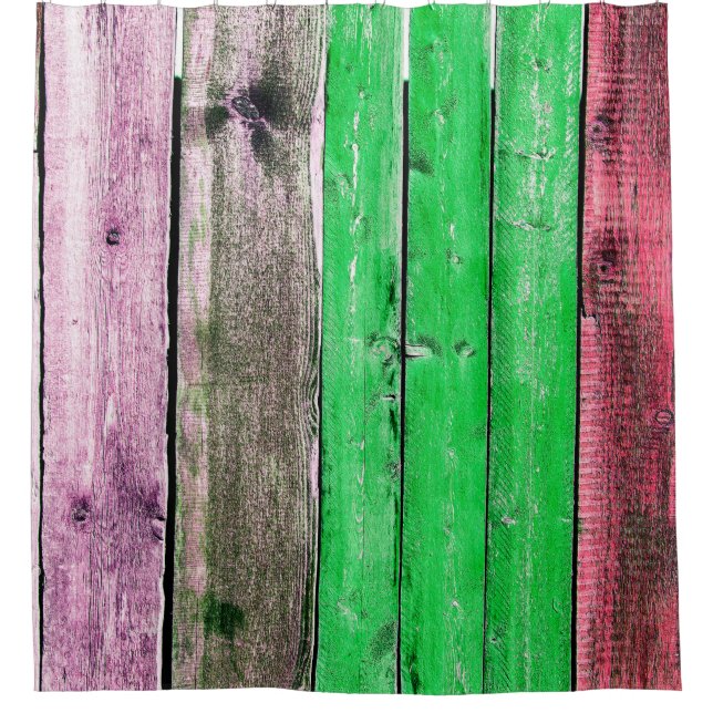 Rideaux De Douche Texture of old wooden fenceabstract,backgrounds,br (Devant)