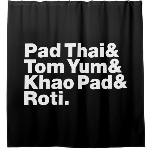 Rideaux De Douche Thai Street Food (Devant)