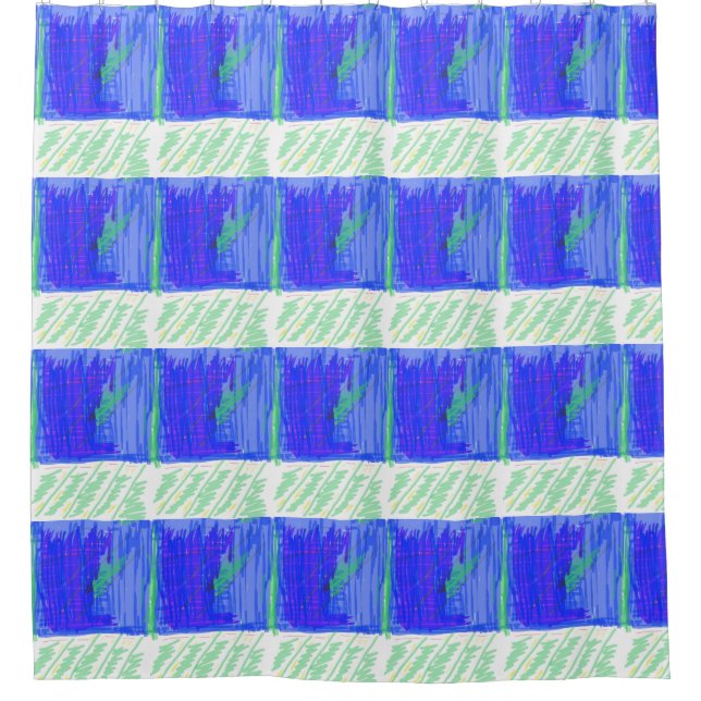 Rideaux De Douche Thème nautique (Devant)