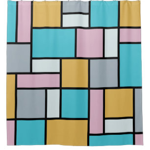 Rideaux De Douche Theo Van Doesburg - Composition XVII