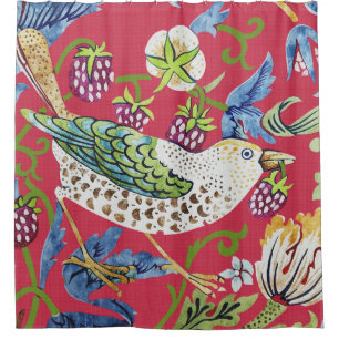 Rideaux De Douche Thief fraise William Morris