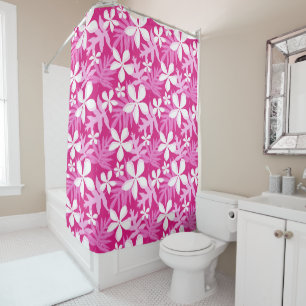 RIDEAUX DE DOUCHE TIARE (ROSE)