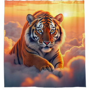 Rideaux De Douche Tiger Art