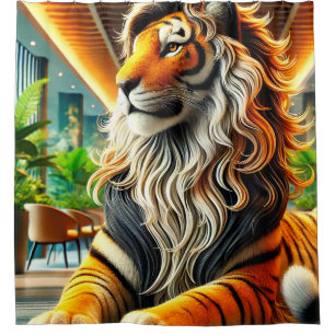 Rideaux De Douche Tiger Art