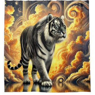 Rideaux De Douche Tiger Art