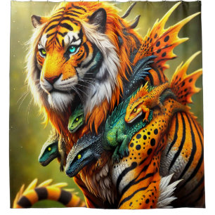 Rideaux De Douche Tiger Lizard King