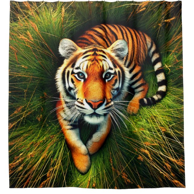 Rideaux De Douche Tigre (Devant)