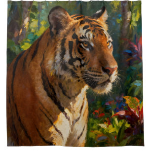 Rideaux De Douche Tigre