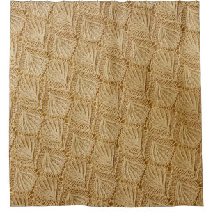 Rideaux De Douche Tissu de dentelle élégant : motifs texturés.