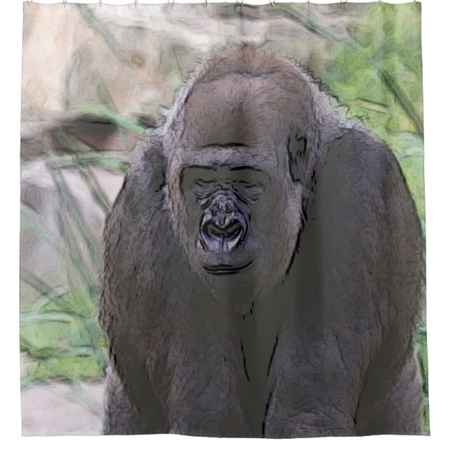 Rideaux De Douche toony Gorilla (Devant)