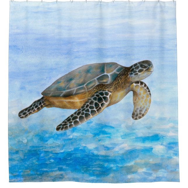 Rideaux De Douche Tortue 1 (Devant)