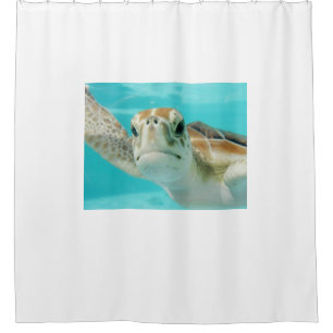 Rideaux De Douche Tortue de mer adorable océan