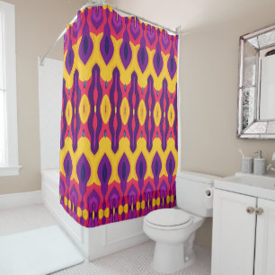 Rideaux De Douche Tournées de fond de boho