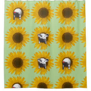 Rideaux De Douche Tournesol de Piggy
