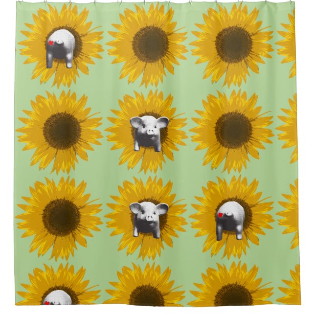 Rideaux De Douche Tournesol de Piggy (Devant)
